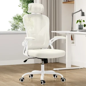 Ergonomic Office Chair, Home Office Desk Chair with Headrest, High Back Computer Chair